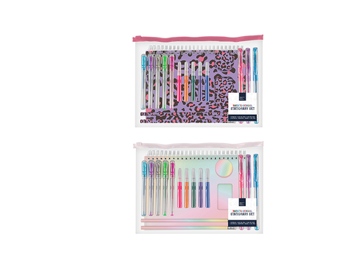 Girls Stationery Set (18 Piece) (Assorted Designs)