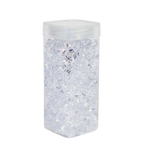 Large Clear Acrylic Stones in Square Jar (300gr) Large Clear Acrylic Stones in Square Jar (300gr)