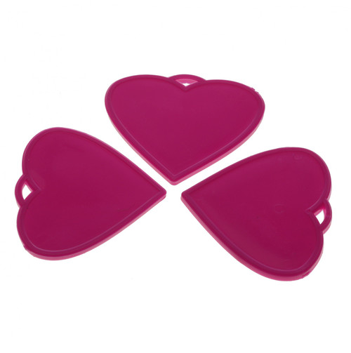 Hot Pink Heart Shape Weights (x50) (20)