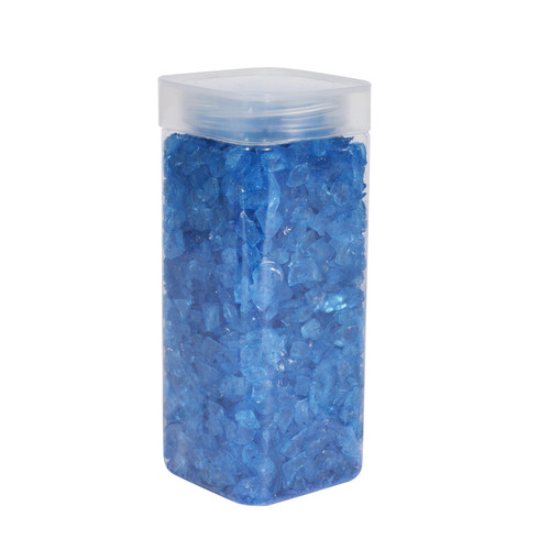 5-8mm Blue Glass Pebbles (750gr)