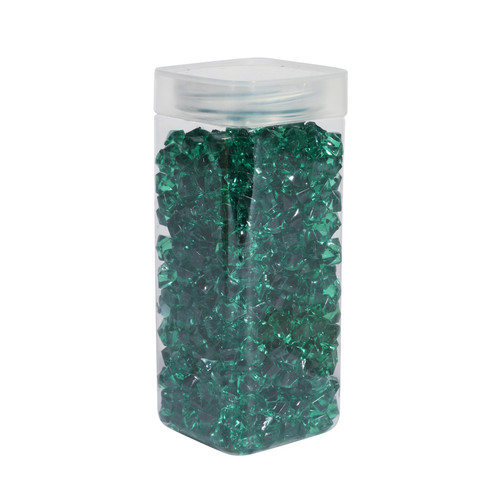 Small Dark Green Acrylic Stone in Square Jar (320gr) Small Dark Green Acrylic Stone in Square Jar (320gr)