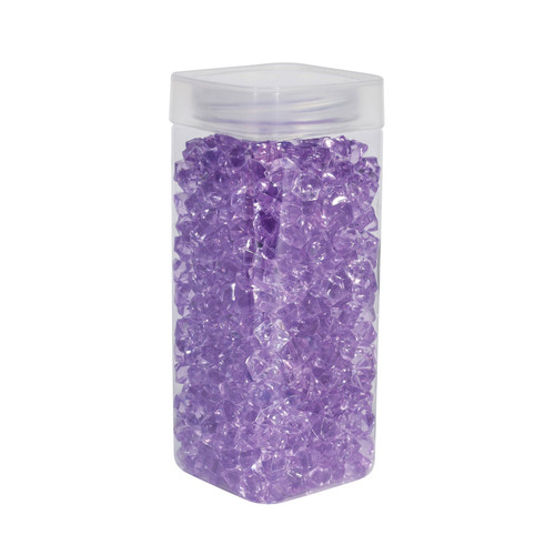 Small Lavender Acrylic Stone in Square Jar (320gr)