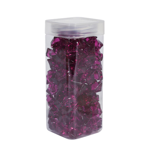 Large Dark Purple Acrylic Stone in Square Jar (300gr) Large Dark Purple Acrylic Stone in Square Jar (300gr)