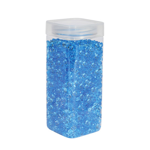 7mm Plastic Blue Beads (330gr)