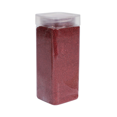 Dark Red Sand in Square Jar (800gr)