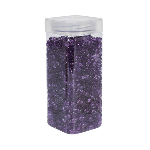 7mm Plastic Deep Purple Beads (330gr) 