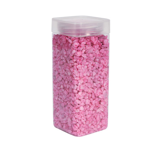 4-6mm Pink Pebbles in Square Jar (900gr)