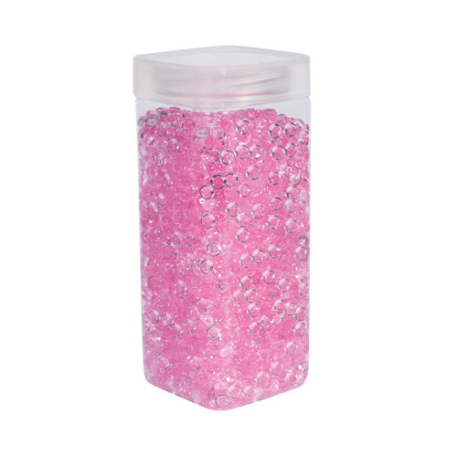 7mm Plastic Bright Pink Beads (330gr) 