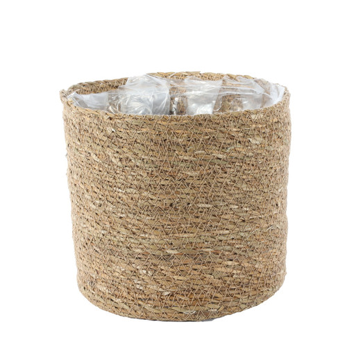 Seagrass Basket with Liner (17cm x 19cm)