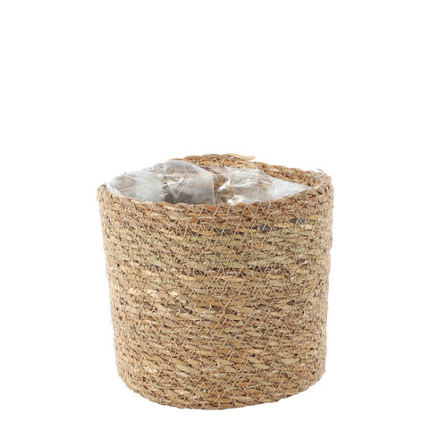 Seagrass Basket with liner (14cm x 15cm)