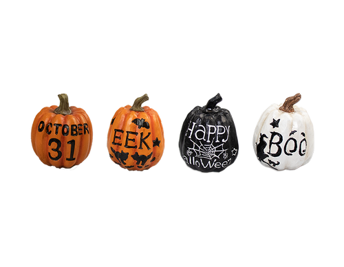 Slogan Pumpkin Ornament (Assorted) Slogan Pumpkin Ornament (Assorted)