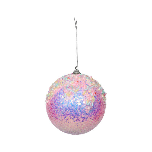 Iridescent Glitter Bauble (10cm) Iridescent Glitter Bauble (10cm)