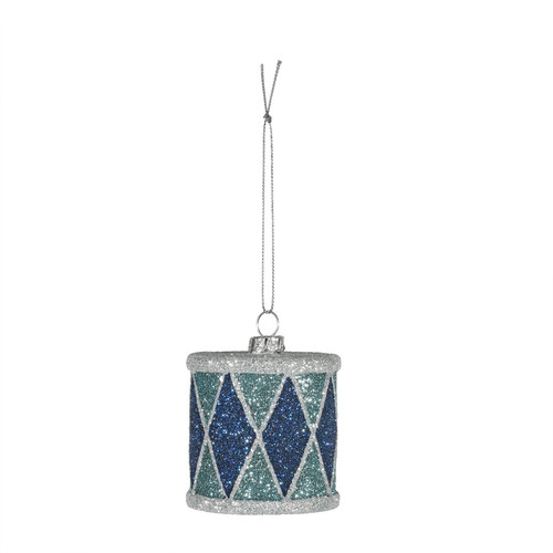 Blue Drum Hanging Decoration (6cm) Blue Drum Hanging Decoration (6cm)