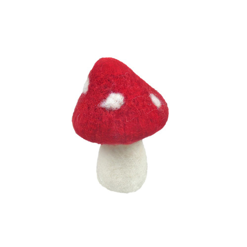 Felt Toadstool Hanging Decoration (9cm) Felt Toadstool Hanging Decoration (9cm)