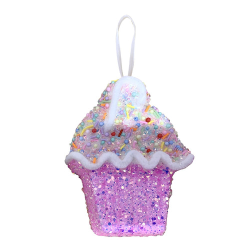 Flat Cupcake Hanging Decoration (15cm) Flat Cupcake Hanging Decoration (15cm)
