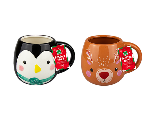 Christmas Character Mug (400ml) (Assorted Designs) Christmas Character Mug (400ml) (Assorted Designs)
