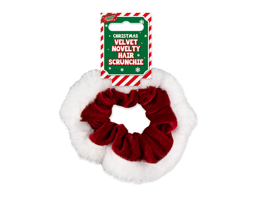 Velvet Christmas Hair Scrunchie