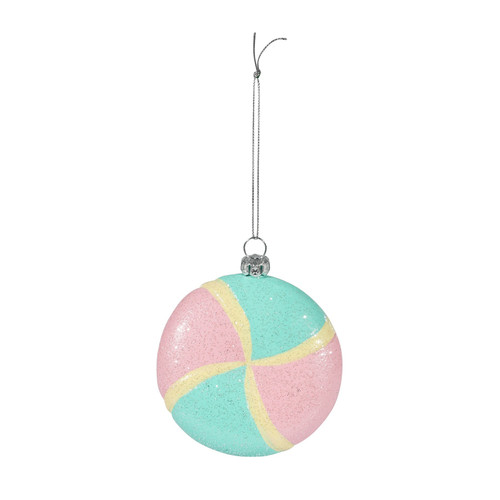 Pastel Round Candy Hanging Decoration (9.5cm) Pastel Round Candy Hanging Decoration (9.5cm)