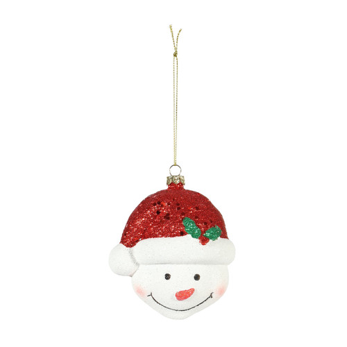 Snowman Face Hanging Decoration (10.5cm) Snowman Face Hanging Decoration (10.5cm)