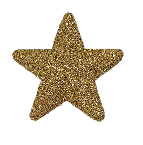 Gold Glitter Star Hanging Decoration (19cm) Gold Glitter Star Hanging Decoration (19cm)