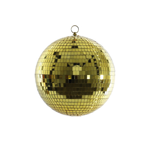 Gold Disco Ball Bauble (25cm) Gold Disco Ball Bauble (25cm)