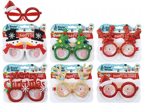 Novelty Christmas Glasses (Assorted) Novelty Christmas Glasses (Assorted)