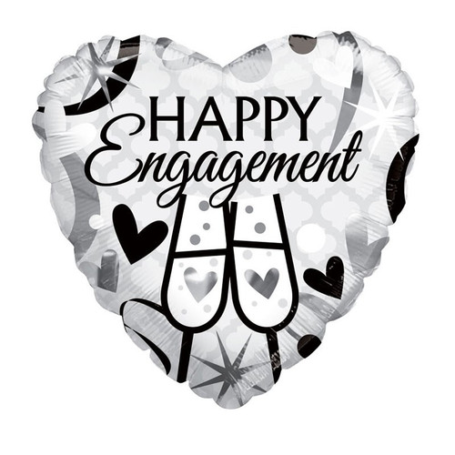 18 inch Happy Engagement Glasses  Balloon