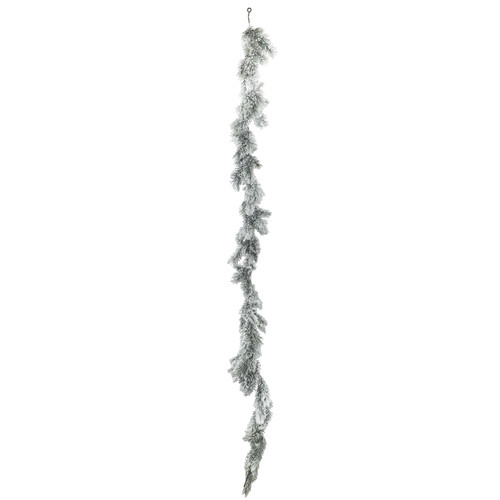 White and Green Fresh Snow Pine Garland (180cm) White and Green Fresh Snow Pine Garland (180cm)