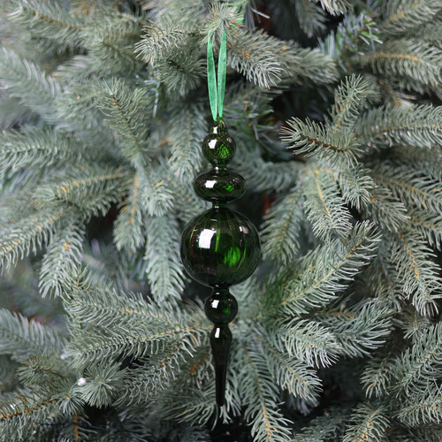 Green Glass Belvedere Finial (25cm) Green Glass Belvedere Finial (25cm)