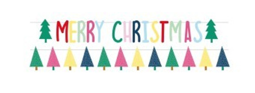 Merry Xmas Tree Banner Merry Xmas Tree Banner