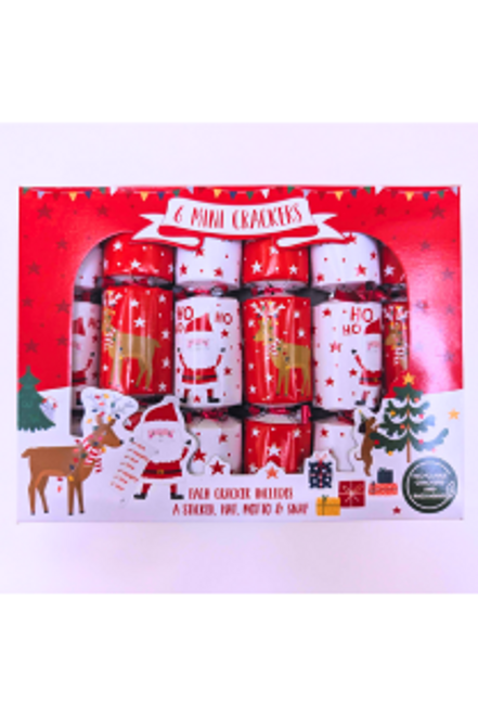 6 Mini Santa & Reindeer Crackers (6 Inch) 6 Mini Santa & Reindeer Crackers (6 Inch)