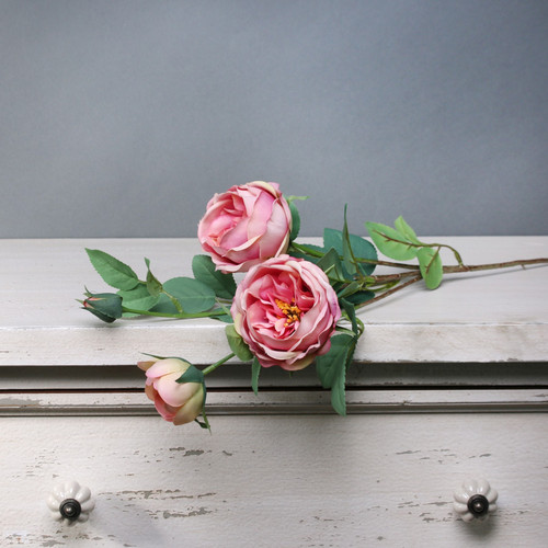 Tintagel Vintage English Rose Spray Pink Tintagel Vintage English Rose Spray Pink
