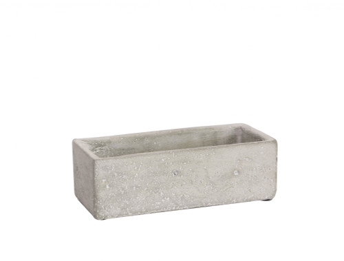 Trough Cement Flower Pot 6cm Trough Cement Flower Pot 6cm