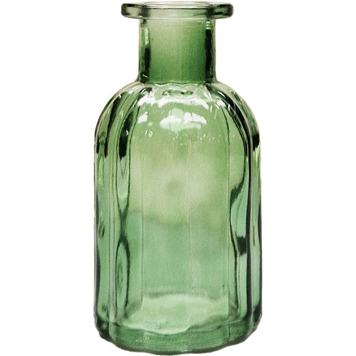 Green Flora Bottle Glass Vase (13.7cm) Green Flora Bottle Glass Vase (13.7cm)