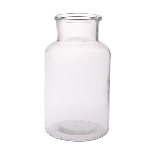 Clear Apothecary Bottle Glass Vase (25cm) Clear Apothecary Bottle Glass Vase (25cm)