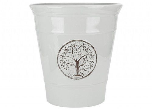 Grey Deluxe Plastic Planter (40cm) Grey Deluxe Plastic Planter (40cm)