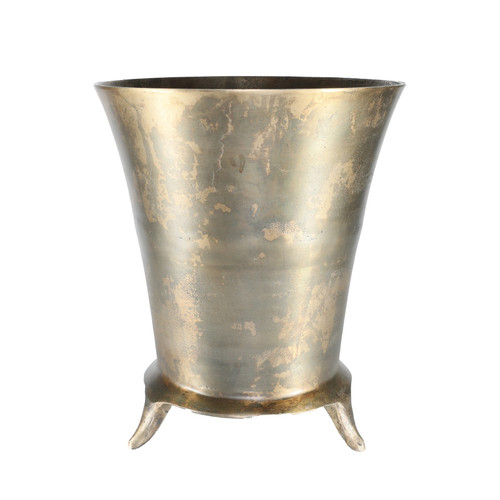 Antique Gold Poseidon Footed Planter (42 x 34.5cm) Antique Gold Poseidon Footed Planter (42 x 34.5cm)