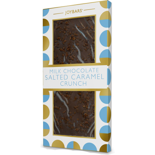 Joypots Joybar - Milk Chocolate Salted Caramel Crunch Bar (80g) Joypots Joybar - Milk Chocolate Salted Caramel Crunch Bar (80g)