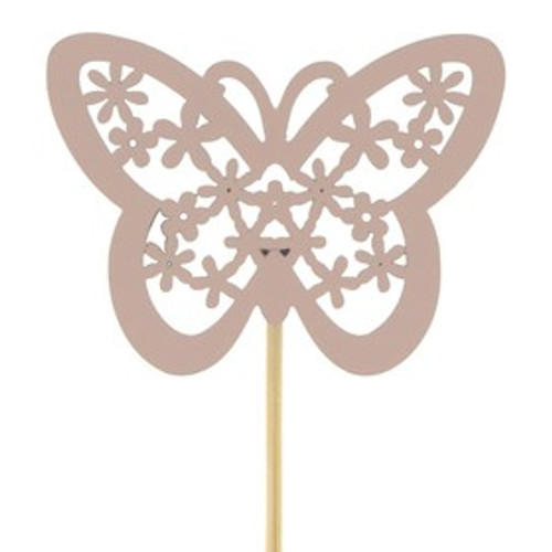 Pink Butterfly on Stick (Pack of 25) Pink Butterfly on Stick (Pack of 25)