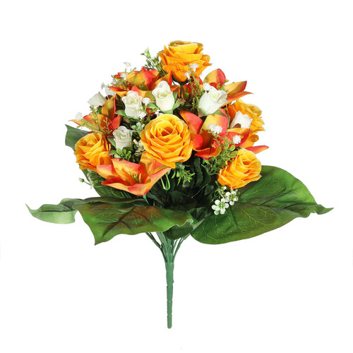 Orange Pembroke Leafy Mixed Bunch Orange Pembroke Leafy Mixed Bunch
