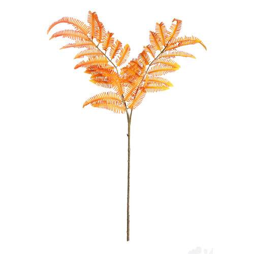 Orange Botanica Fern Branch (111cm) Orange Botanica Fern Branch (111cm)