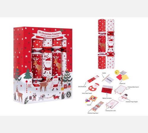 10 Family Santa & Yelpers Crackers (12inch) 10 Family Santa & Yelpers Crackers (12inch)
