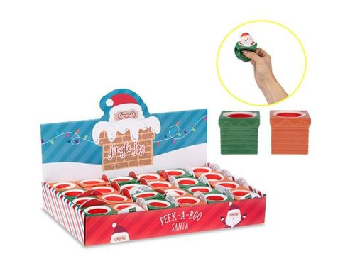 Red Pop Up Santa Toy (Assorted Designs)
