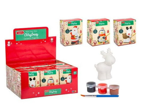 Colourful Christmas Figures with Paint (Assorted Designs) Colourful Christmas Figures with Paint (Assorted Designs)