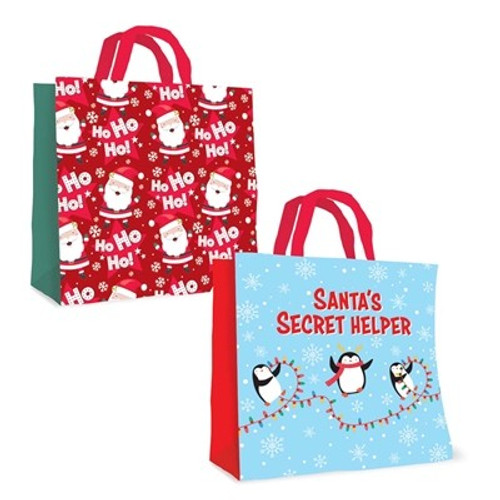 Festive Woven Shopper Gift Bag (Assorted Designs) Festive Woven Shopper Gift Bag (Assorted Designs)