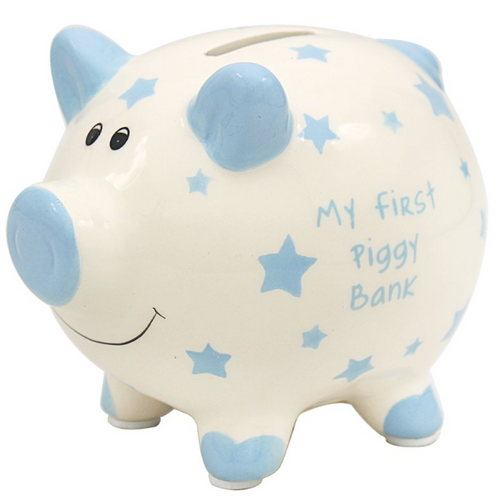 My First Piggy Bank Blue My First Piggy Bank Blue