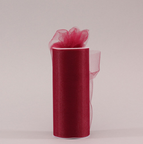 Burgundy Tulle 15cm x 23m Burgundy Tulle 15cm x 23m