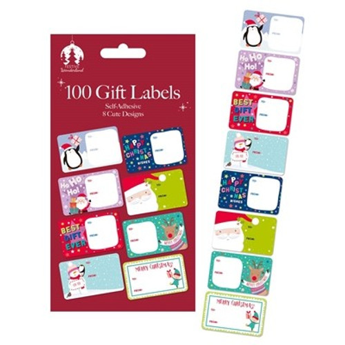 Cute Christmas Gift Labels (Pack of 100) Cute Christmas Gift Labels (Pack of 100)