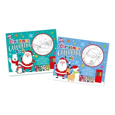 Christmas Colouring & Sticker Book (Assorted Designs)