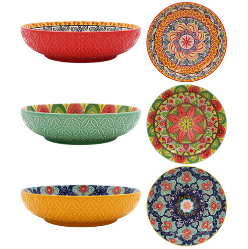 Assorted Tuscany Bowl 22cm (3 Assorted) Assorted Tuscany Bowl 22cm (3 Assorted)